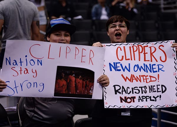 Los Angeles Clippers fans (John W. McDonough/SI)